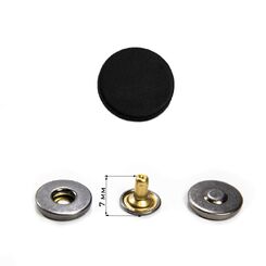 ASB24L+CT015 Кнопка магнитная  15 мм (1 место 4 упак. по 1000шт.) SOFT Touch