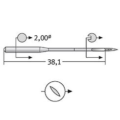 Игла 134-35 LL  (1х10)