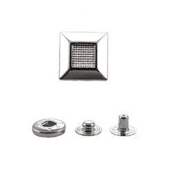 WF0002-11+486 Кнопка пружинный контакт 12 мм (1шт. из 4 частей) никель
