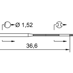 Игла UY 118 GKS (1х10)