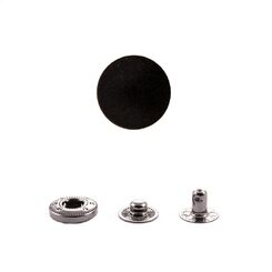 PSB24L+486 Кнопка пружинный контакт 15 мм, цвет черный 