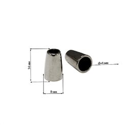 9263 Наконечник 14х8 мм, черный никель