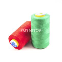 Нитки штапельные Унитекс № 50/2, 25 текс, ПЭ, 5000 м, цветные