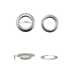 E#25*15 Люверс 15 мм, никель