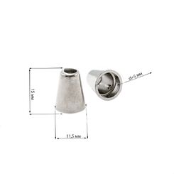 71 Наконечник 11,5х15мм, пластмассовый 