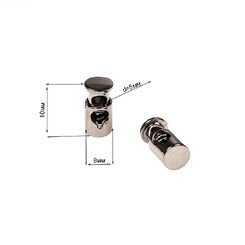 5510 Фиксатор 10х8 мм, черный никель