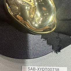  SAB-XYDT00738 Украшение  42 мм (1 место 1000шт.) зеркальное золото