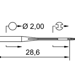 Игла B-27 SF (1x100)