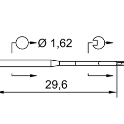 Игла 1128 R (1x100)