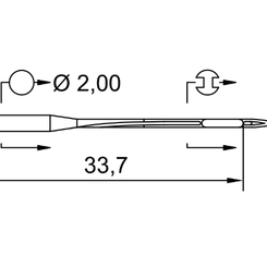Игла B-155 (1x100)