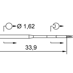 Игла DBX1 SUK  (1x100)